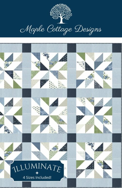 Illuminate quilt pattern cover