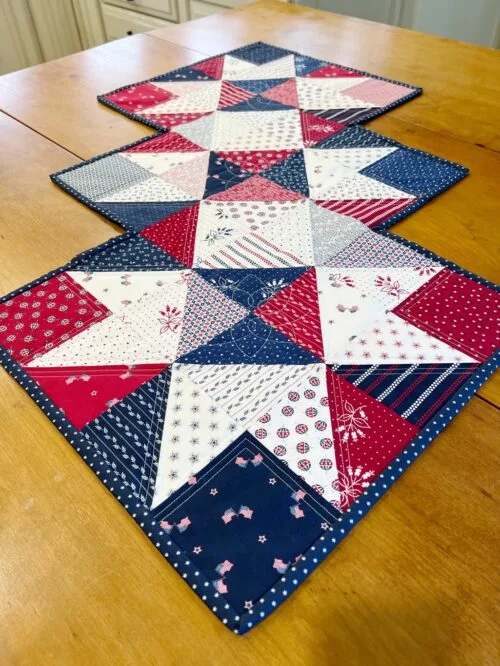Patriotic Stars Table Runner Pattern - Image 3