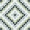 Oasis quilt pattern in queen size