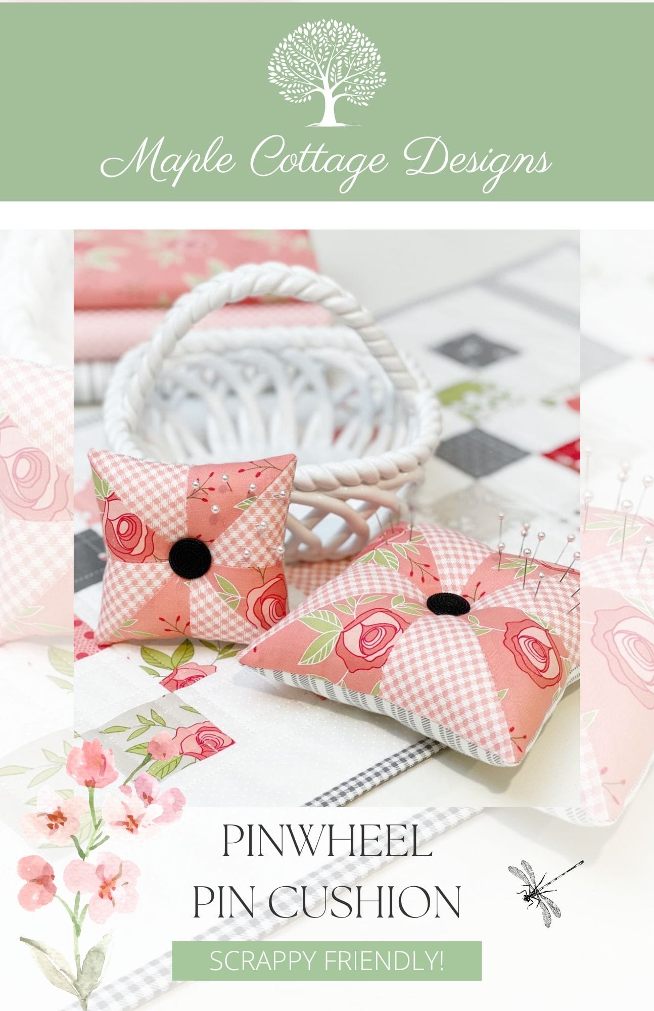 Pinwheel Pin Cushion Cover