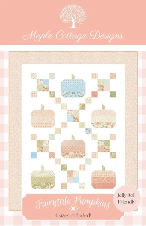 Fairytale Pumpkins quilt pattern cover