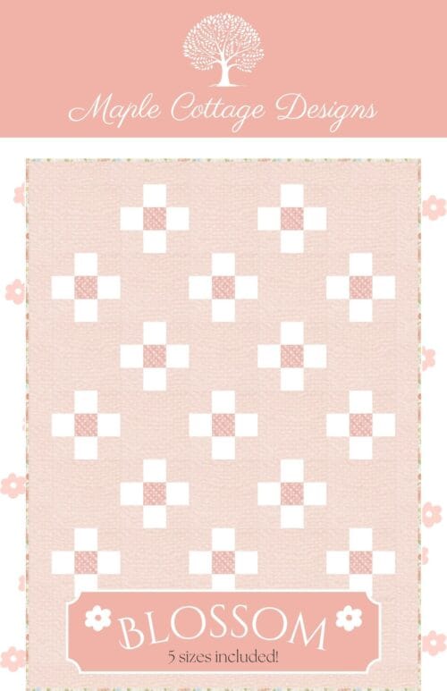 Blossom quilt pattern cover