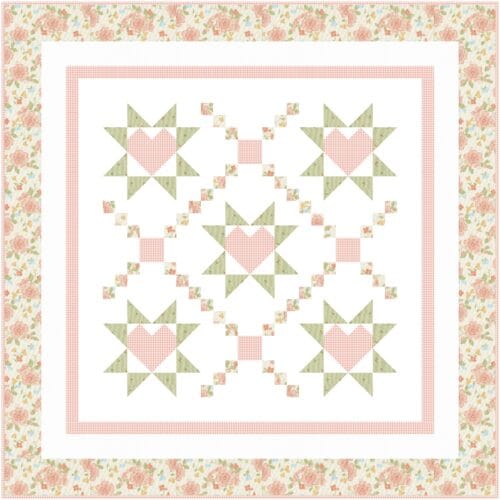 baby quilt kit for Loving Wishes quilt