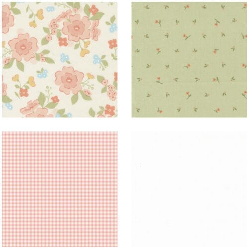 fabric for baby quilt kit Loving Wishes