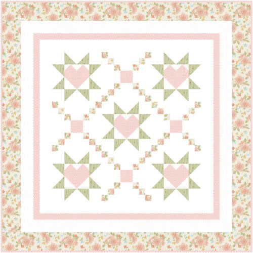 Baby Quilt Kit - Loving Wishes Baby Quilt Kit
