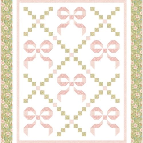 Buttons & Bows quilt throw size