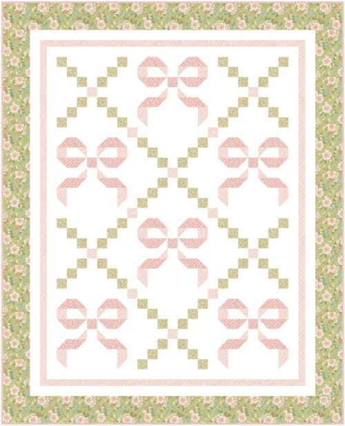 Buttons & Bows quilt throw size