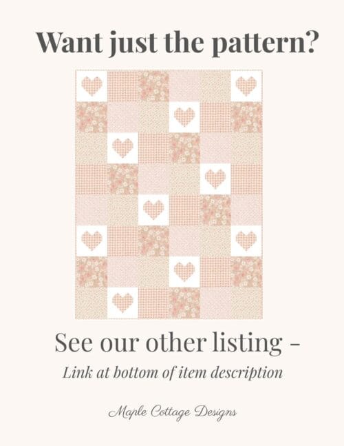 Baby Quilt Kit - Patchwork of Love - Image 7